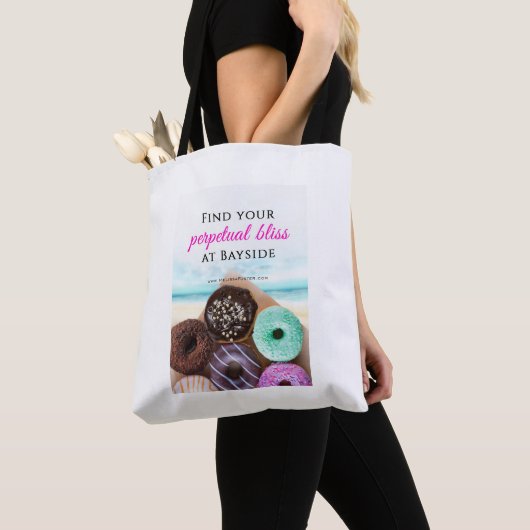 Zoek je eeuwige geluiden op Bayside Heat Canvas ta Tote Bag (Dichtbij)