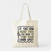Zoek je eigen plek tote bag (Achterkant)