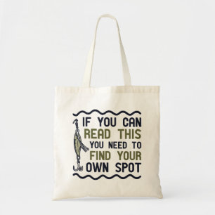 Zoek je eigen plek tote bag