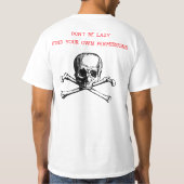 Zoek je eigen rechten Metaal detecteren T-shirt (Achterkant)