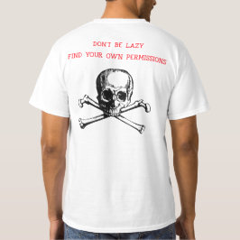 Zoek je eigen rechten Metaal detecteren T-shirt