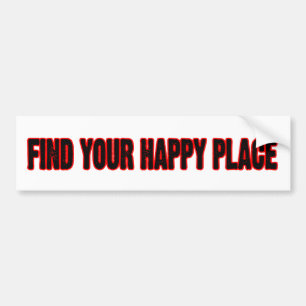 Zoek je favoriete plekje bumpersticker