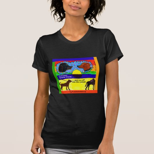 Zoek je forever vriend t-shirt (Voorkant)
