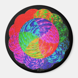 Zoek je gele brrick Road Magneet