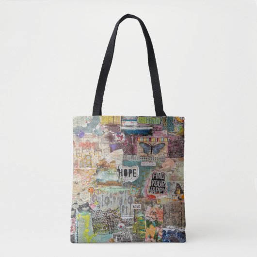 Zoek je gelukkige tote bag (Voorkant)