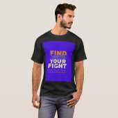 Zoek je gevecht t-shirt (Voorkant volledig)