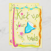 Zoek je Heels Invitation Yellow Kaart (Voorkant / Achterkant)