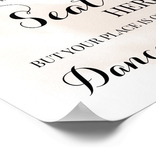 Zoek je herfst herfst bruiloft poster (Hoek)