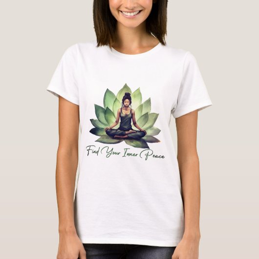 Zoek je innerlijke vrede t-shirt (Voorkant)