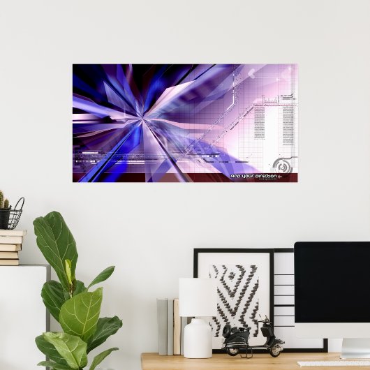 Zoek je richting poster (Thuiskantoor)