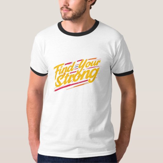 Zoek je sterke t-shirt (Voorkant)
