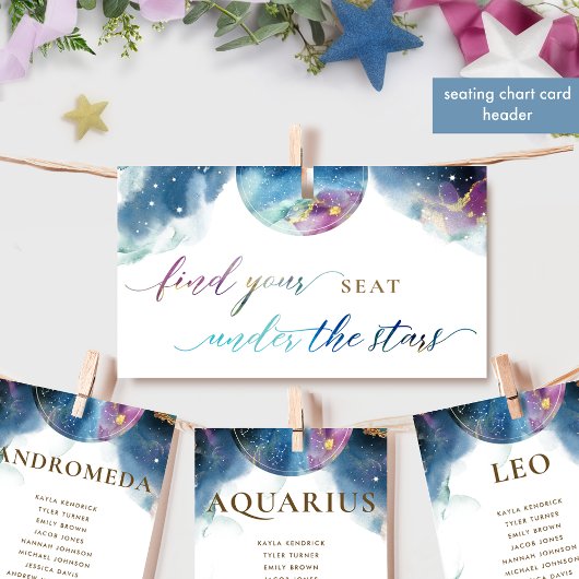 Zoek je stoel onder de sterren, het hemelsnaam poster