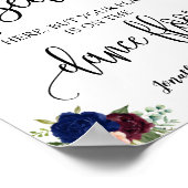 Zoek je stoel voor de bruiloft en marjodie poster (Hoek)