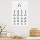 Zoek je tweetafelingstabel poster (Keuken)