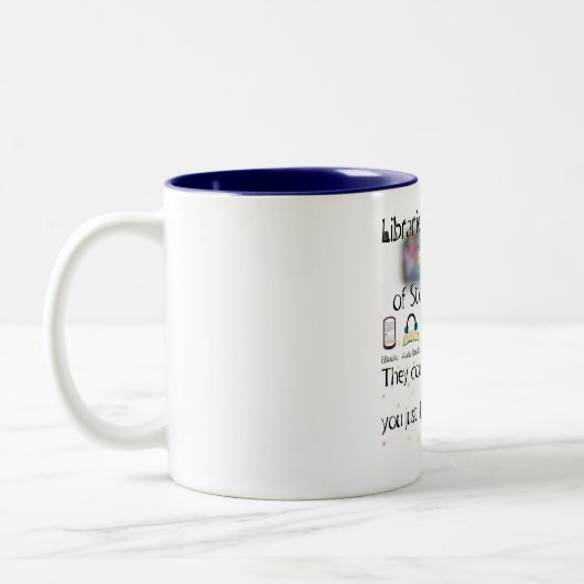 Zoek je verhaal tweekleurige koffiemok (Links)