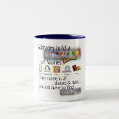 Zoek je verhaal tweekleurige koffiemok (Center)