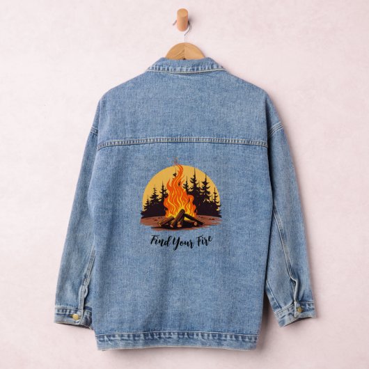 Zoek je vuur | Outdoor Adventure Camping Denim Jacket (Hangar)