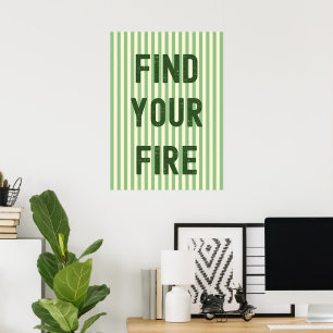 Zoek je vuur poster