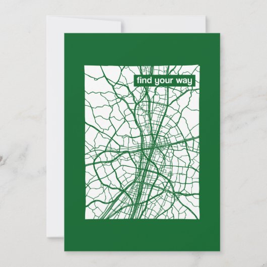 zoek je weg kaart (Voorkant)