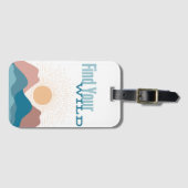 Zoek je wilde Bagagelabel (Voorkant (horizontaal))