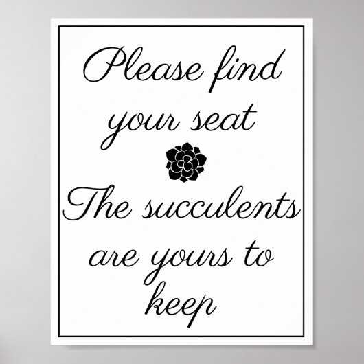 Zoek je zitplaatje poster (Voorkant)