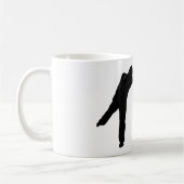 Zoek jezelf in beweging Mok | Zwart-wit (Links)