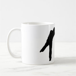 Zoek jezelf in beweging Mok | Zwart-wit