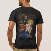 Zoek Jezus bij het leven T-shirt (Achterkant)