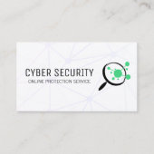 Zoek Logo Netwerk | AI Tech Circuitry Visitekaartje (Voorkant)