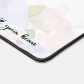 Zoek me bloemige geschriften bureaumat (Hoek)