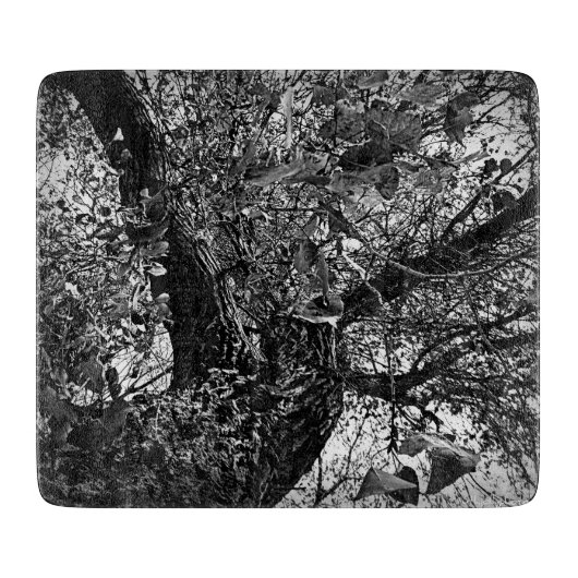 Zoek me in de bomen snijplank (Voorkant)