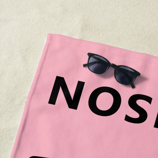 Zoek me in de pool Moderne Zwemmen Aangepaste naam Strandlaken (In situ)