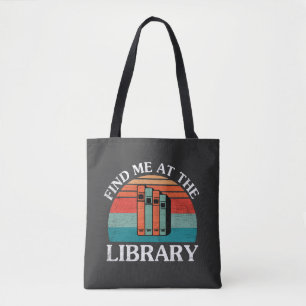 Zoek me in het bibliotheekboek tote bag