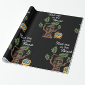 Zoek me in het bos cadeaupapier (Uitgerold)