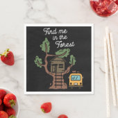 Zoek me in het bos servet (Insitu)