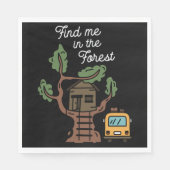 Zoek me in het bos servet (Voorkant)