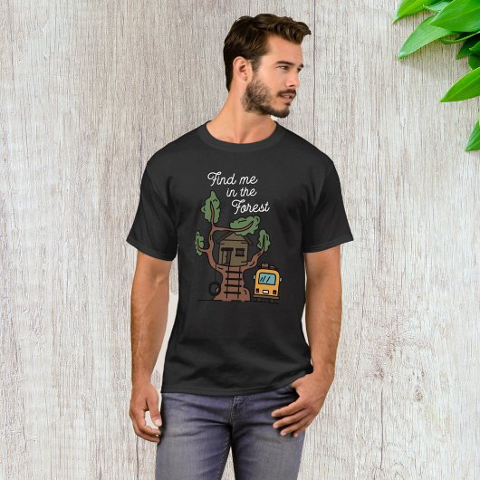 Zoek me in het bos t-shirt