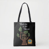 Zoek me in het bos tote bag (Voorkant)