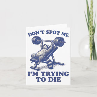 Zoek me niet Ik probeer te sterven Gym Workout 3 Kaart