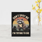 Zoek me niet Ik probeer te sterven Gym Workout 4 Kaart (Gele Bloem)