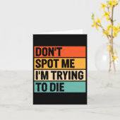 Zoek me niet Ik probeer te sterven Gym Workout 6 Kaart (Gele Bloem)