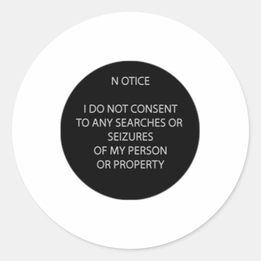 Zoek me niet op Sticker (Voorkant)