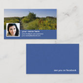 Zoek me op facebook CC0417 Visitekaartje (Voorkant / Achterkant)