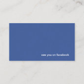 Zoek me op Facebook Update 2018 CC1036 Visitekaartje (Achterkant)