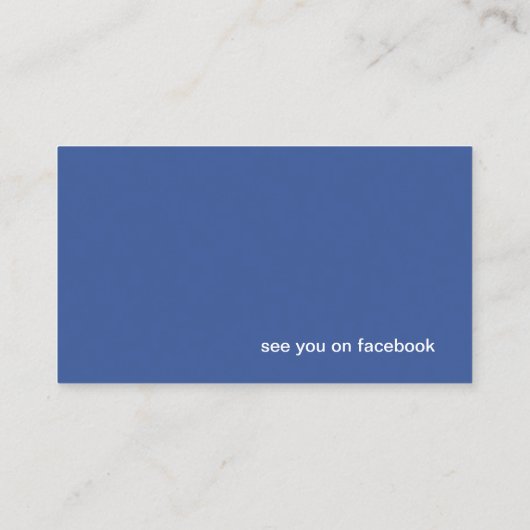 Zoek me op Facebook Update 2018 CC1036 Visitekaartje (Achterkant)