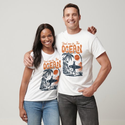 Zoek me op in het Ocean Surf T-shirt (Unisex)