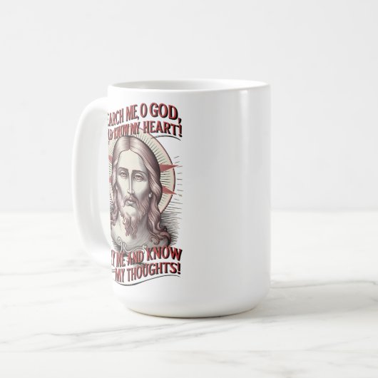 Zoek mij naar God Koffiemok (Voorkant links)