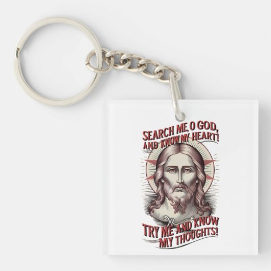 Zoek mij naar God Sleutelhanger (Voorkant)