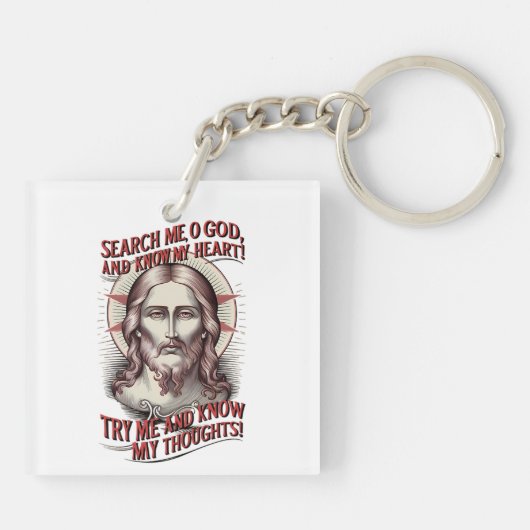 Zoek mij naar God Sleutelhanger (Achterkant)