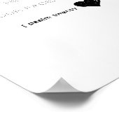 Zoek Mijn gezicht, Psalm-scripts Poster (Hoek)